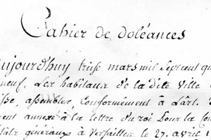 Cahier de doléances, Chénérailles, 13 mars 1789